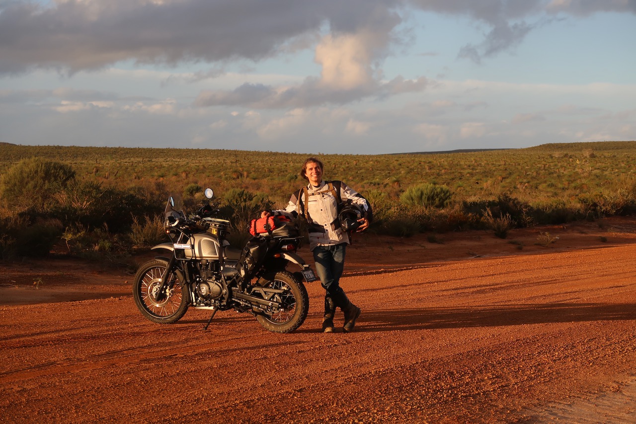 Me, bike, dirt road